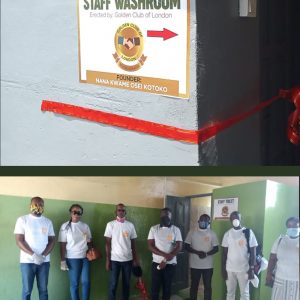 Golden Club constructs washroom facilities for Accra Psychiatric Hospital
